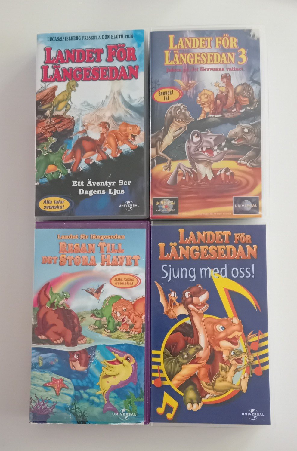 Tecknat Barn Svenska:Landet För Längesedan (1988) VHSRIPPEN (Engelska) Opening och End Scene